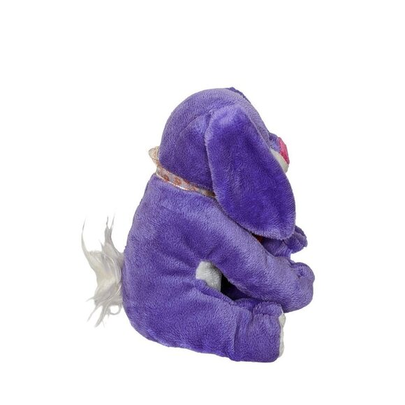 Walmart Easter Bunny Rabbit Purple Spring Holding Carrot Stuffed Animal 7" - Picture 2 of 6